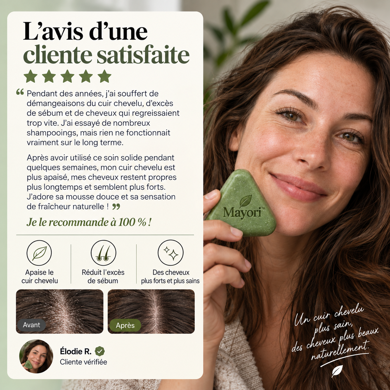 Shampoing 100% Naturel Mayori