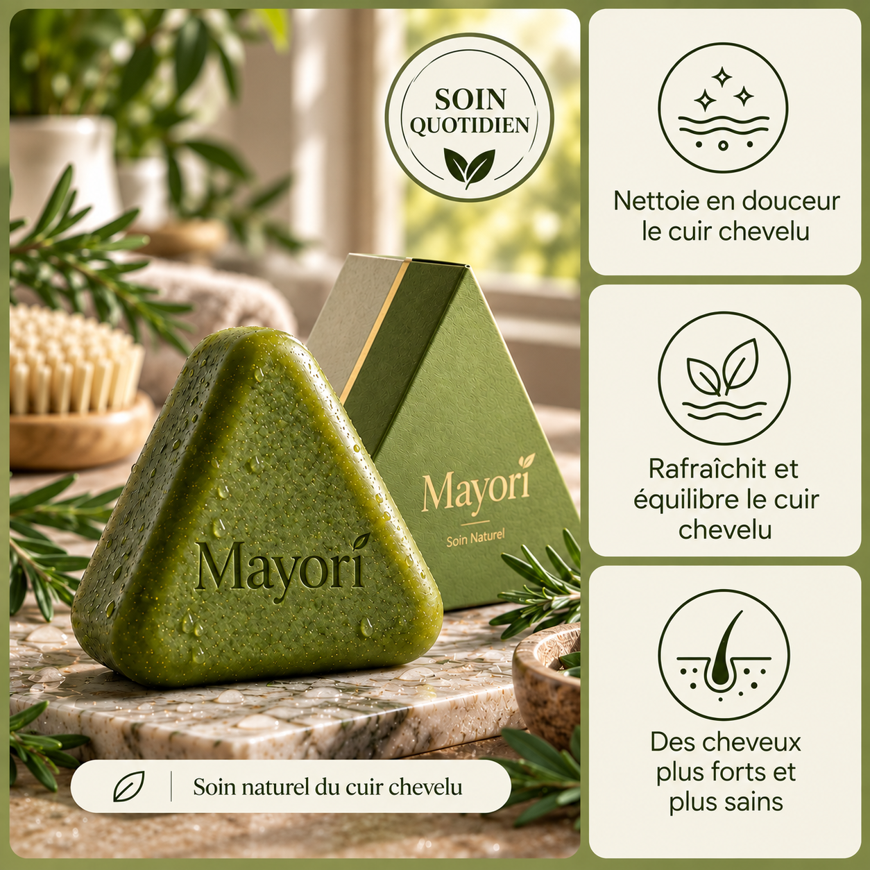 Shampoing 100% Naturel Mayori