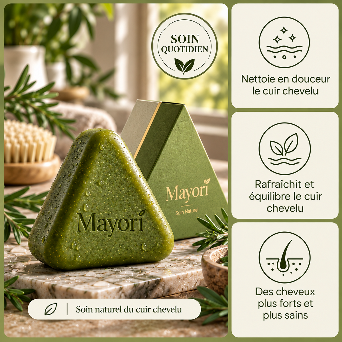 Shampoing 100% Naturel Mayori