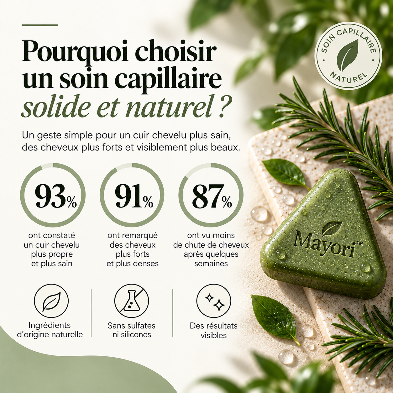 Shampoing 100% Naturel Mayori